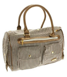 chihuahua London pinstripe pet carrier