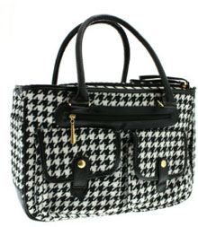 Houndstooth Pet Carrier