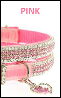 pink dog collars