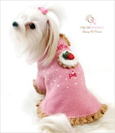 oscar newman pink chihuahua sweater