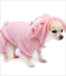 pink dog pyjamas